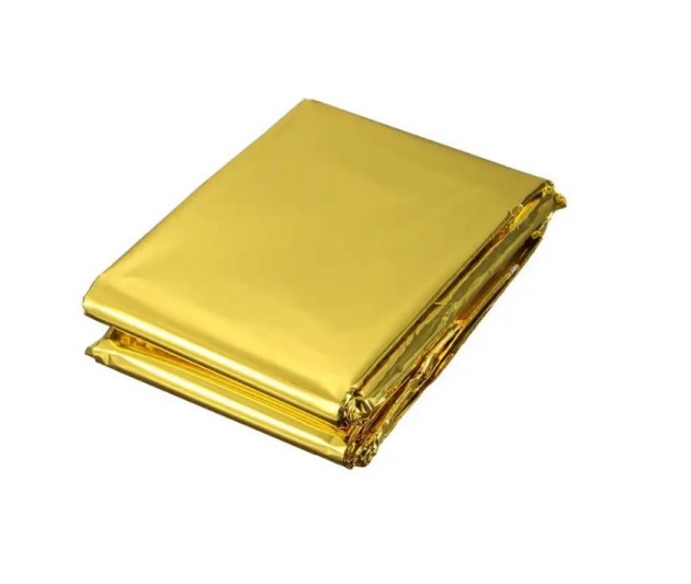 Rettungsdecke (gold-silber, 160 x 210 cm)